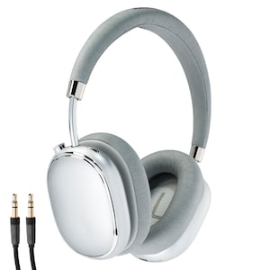 MEDION® Auriculares LIFE® E62474 ANC, auriculares Over-Ear con cancelación activa del ruido (Active-Noise-Cancelling), Bluetooth® 5.0, batería de larga duración, pueden utilizarse de forma inalámbrica o con cable, diseño moderno
