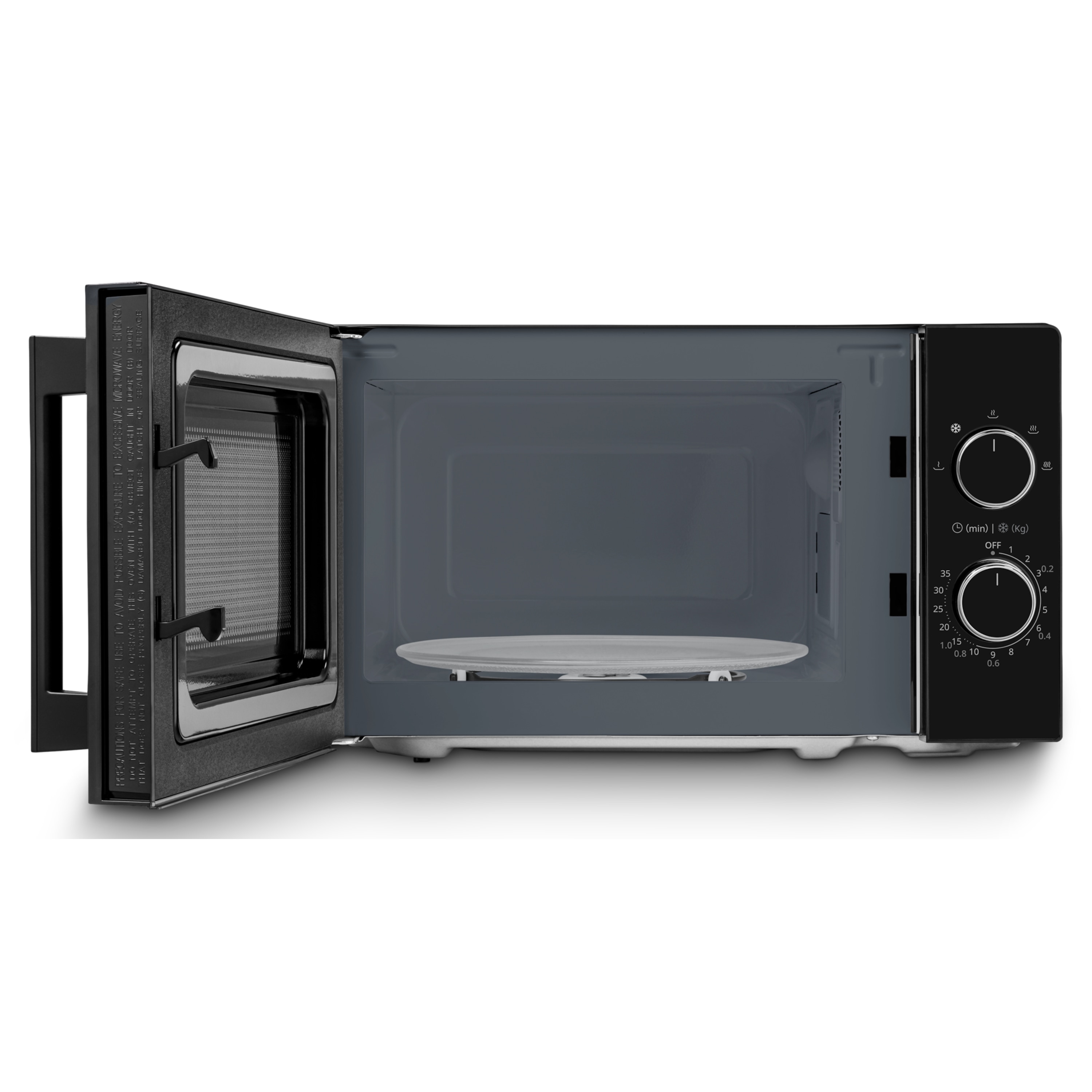 MEDION® LIFE® Mikrowelle MD12011, 800 Watt, 20 L Kapazität, 5 Leistungsstufen, Auftaufunktion