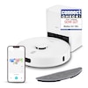 MEDION® Saugroboter mit Absaugstation X41 SW+, Wischfunktion, Lasernavigation, starke 8.000 Pa Saugkraft, No Go & Go Bereiche, präzise Kartenerstellung, mehrere Etagen