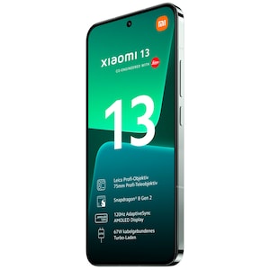 XIAOMI 13, 5G, 256 GB, 8 GB RAM, Grün
