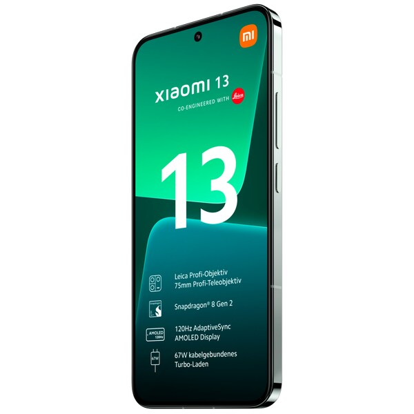 XIAOMI 13, 5G, 256 GB, 8 GB RAM, Grün