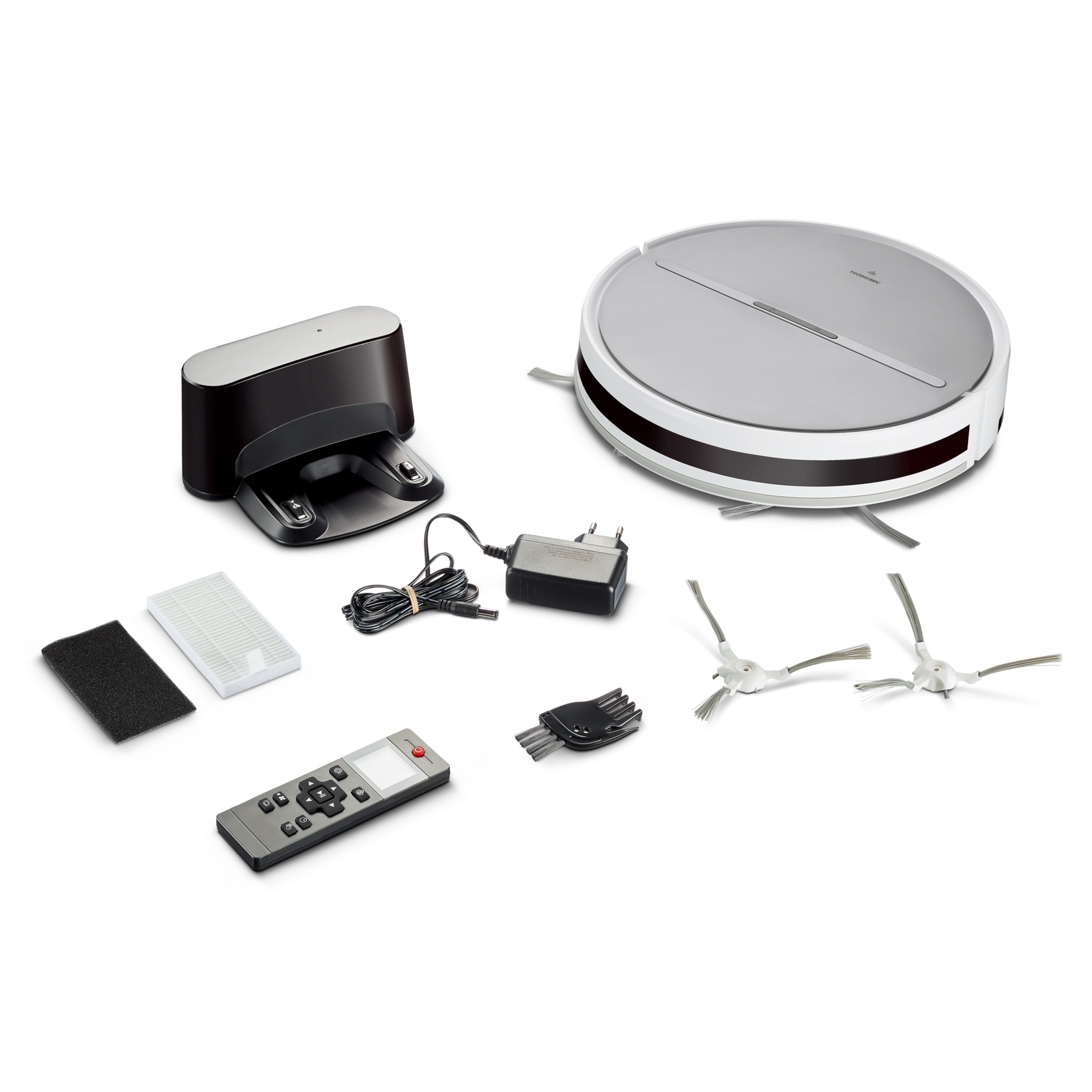 MEDION® Saugroboter S05, App-Steuerung, Timer-Funktion, 120 min. Betriebszeit,