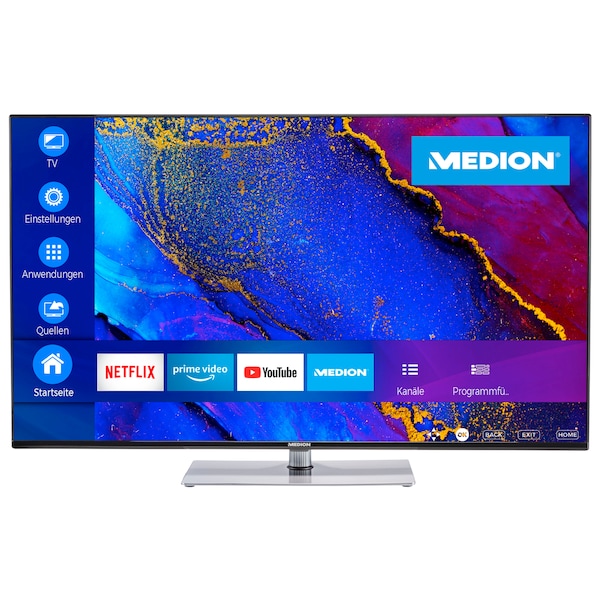 Parameters kortademigheid Gewaad MEDION® LIFE® X16579 Smart-TV | 163,9 cm (65 inch) Ultra HD Display
