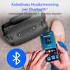 MEDION® LIFE® P61762 Tragbarer Bluetooth® Lautsprecher L, Dual Illuminated & Lightstrip (RGB-Lichteffekte), Bluetooth® 5.3, integrierter Akku mit bis zu 47 Stunden Laufzeit, robustes & mobiles Design, 2 x 25 W RMS