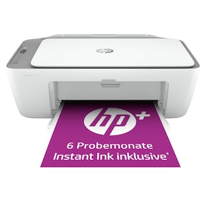 HP Imprimante tout-en-un DeskJet 2721e, Impression, numérisation, copie & fax mobile, WiFi, Bluetooth®, Vitesse d'impression 7,5/5,5 ppm (noir/couleur)