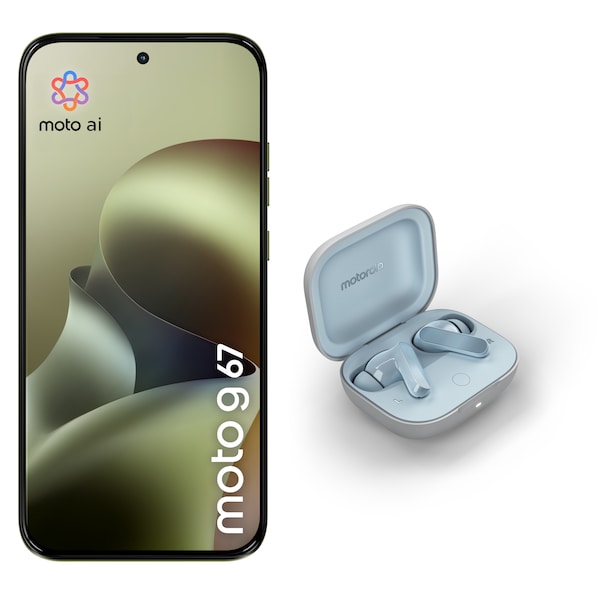 MOTOROLA moto g67 5G, 256 GB, Nile (XT2621-2) inkl. moto buds, Glacier Blue