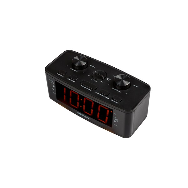 MEDION® LIFE® P66172 Uhrenradio, großes 4,57 cm (1,8