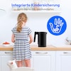 MEDION® LIFE Digitaler Wasserkocher MD12106, 2.200 Watt Leistung, 1,5 Liter Kapazität, LED-Display, LED-leuchtbalken, automatische Programme, Kindersicherung