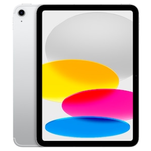 APPLE iPad 10 (2022) Wi-Fi + 5G, 64 GB (refurbished), Silber