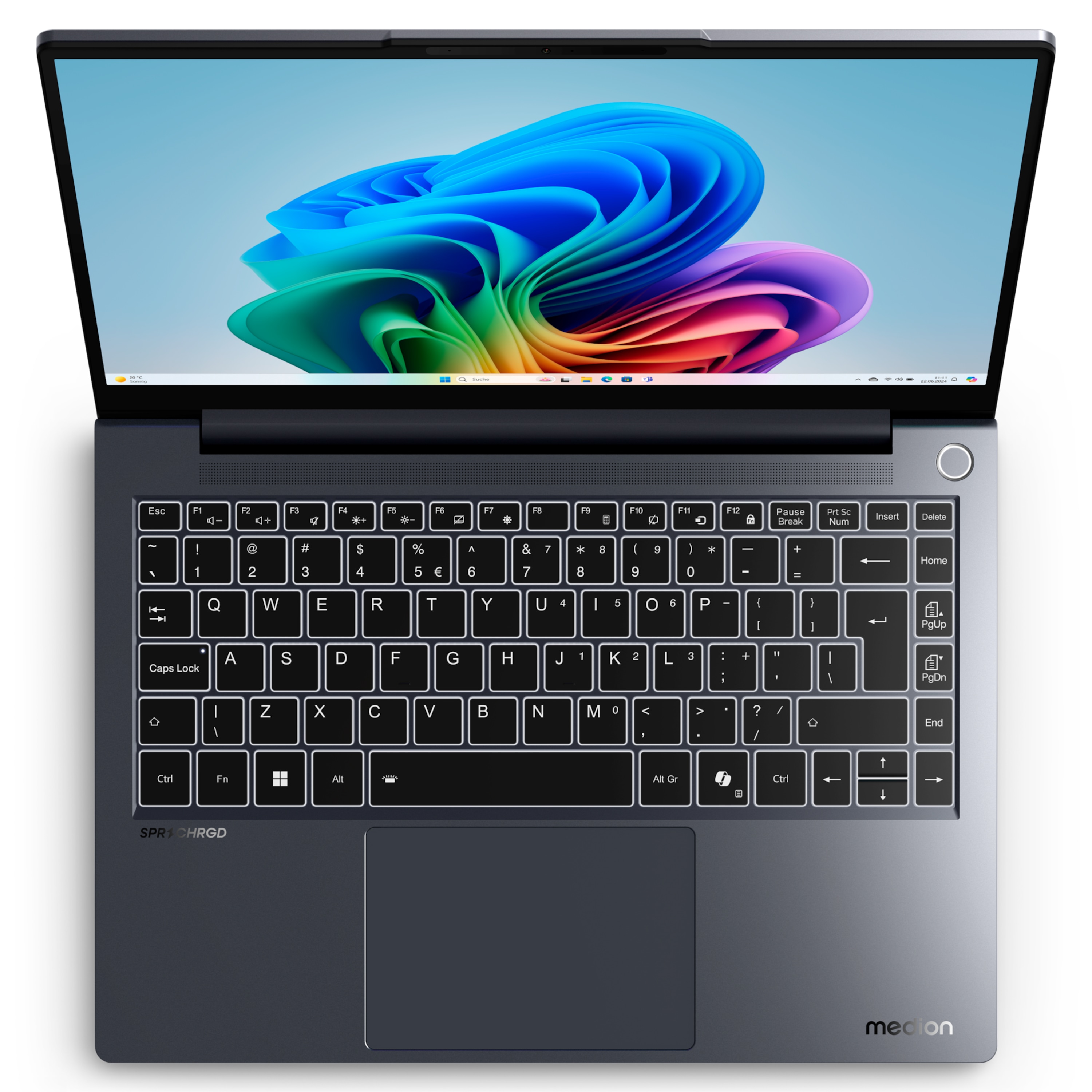 MEDION® SPRCHRGD 14 S1 Elite; Copilot+ PC, Snapdragon® X Elite, Windows 11 Home, 35,56 cm (14“) 2,8K Display, 1 TB SSD, 32 GB RAM