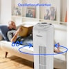 MEDION® LIFE E11 TF Turmventilator (MD 12067), 3 Geschwindigkeitsstufen, 45 Watt Leistung, Timerfunktion, inkl. Fernbedienung