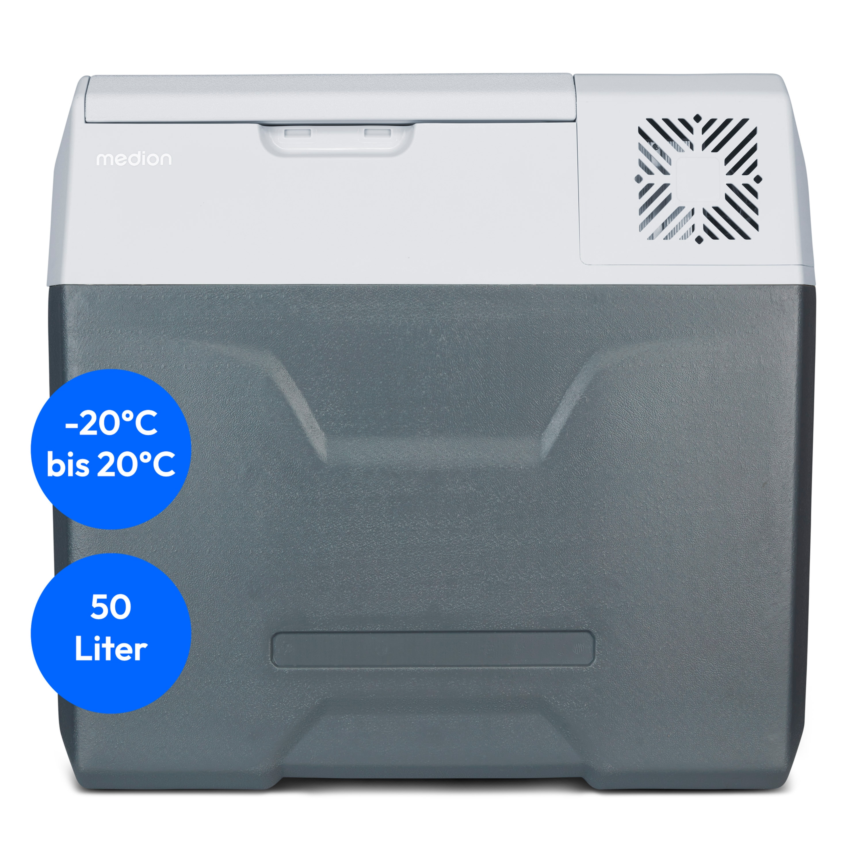 MEDION® Kühl- und Gefrierbox MD13112, -20°C bis 20°C, mit Kompressor, 60 Watt, 47 L Stauraum, LED Anzeige, Energieeffizenzklasse D