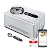 MEDION® LIFE® Smarte Speiseeismaschine MD 12170, Smartphonesteuerung, Kapazität für 2 Liter Eis, HD LED-Display, herausnehmbarer Edelstahl-Eisbehälter