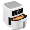 MEDION® LIFE® E40 XL Heißluftfritteuse MD 11740, 100 Rezepte in der Life+ App, ölfreies Frittieren, 9 Automatikprogramme, 5,2 L Korbvolumen