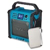 MEDION® LIFE® P66896 Premium Baustellenradio, 6,1 cm (2,4'') Farbdisplay, Bluetooth® 5.3, DAB+/UKW Radio, integr. Akku für bis zu 10 Stunden Laufzeit, zwei Passivradiatoren, 30 W RMS