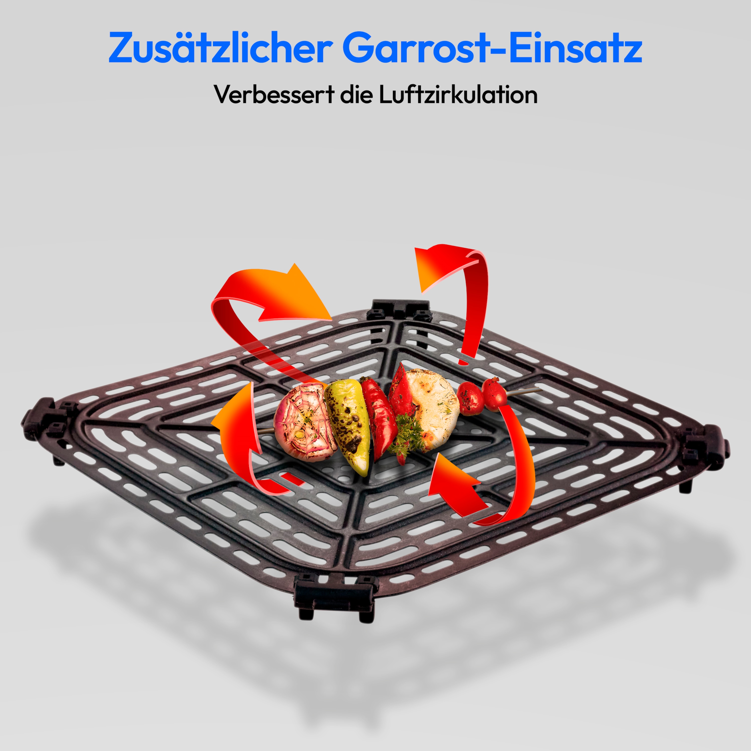 MEDION® LIFE® P10 XL Duo Heißluftfritteuse MD 11750, 100 Rezepte in der Life+ App, mit 2 Heizelementen, 2.150 W Gesamtleistung, ölfreies Frittieren, 9 Automatikprogramme, 6,8 L Nutzinhalt