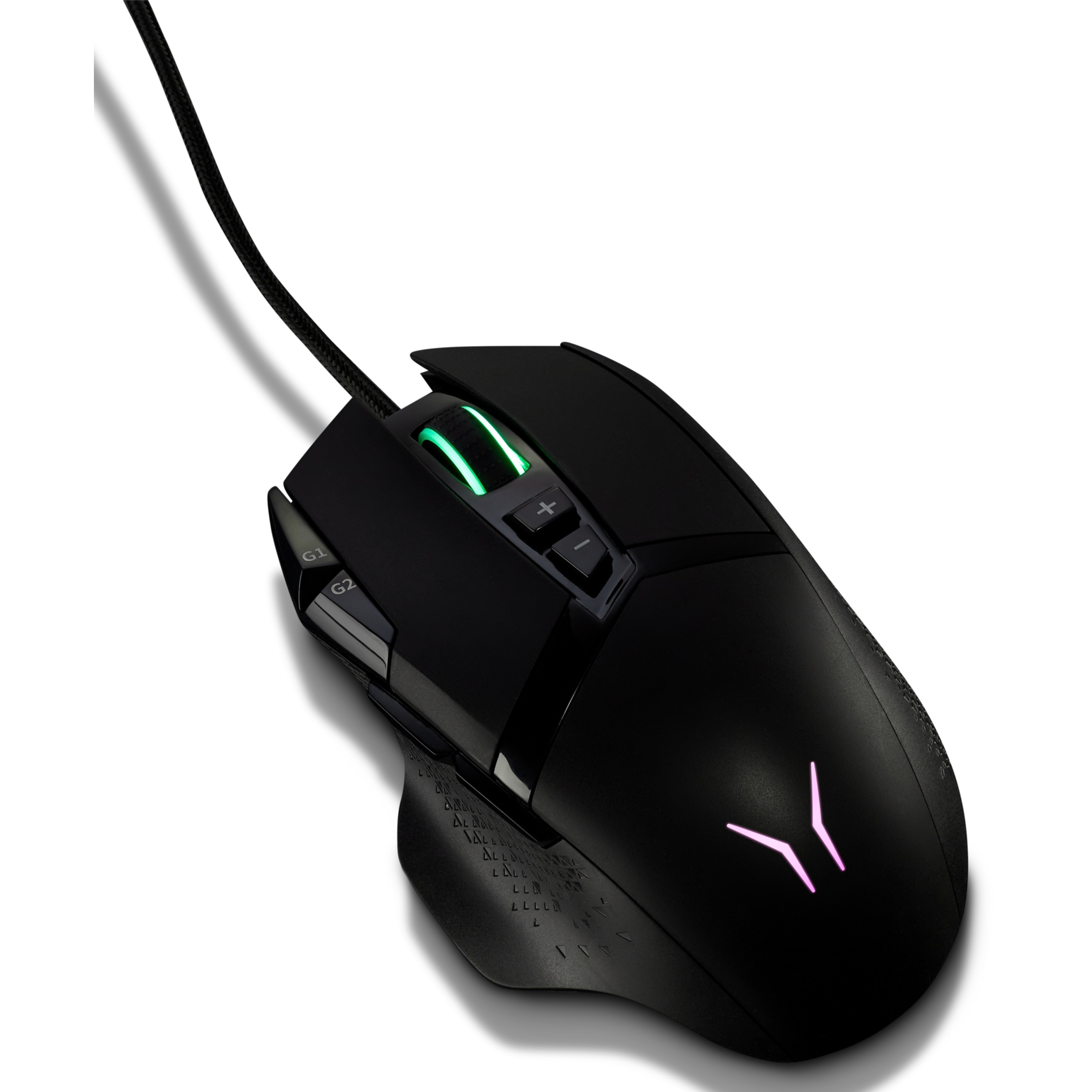 MEDION® ERAZER Wizard P20 Gaming Maus, DPI-Switch, 9 programmierbare Tasten, RGB-Beleuchtung, OMRON Switches, Pixart Sensor