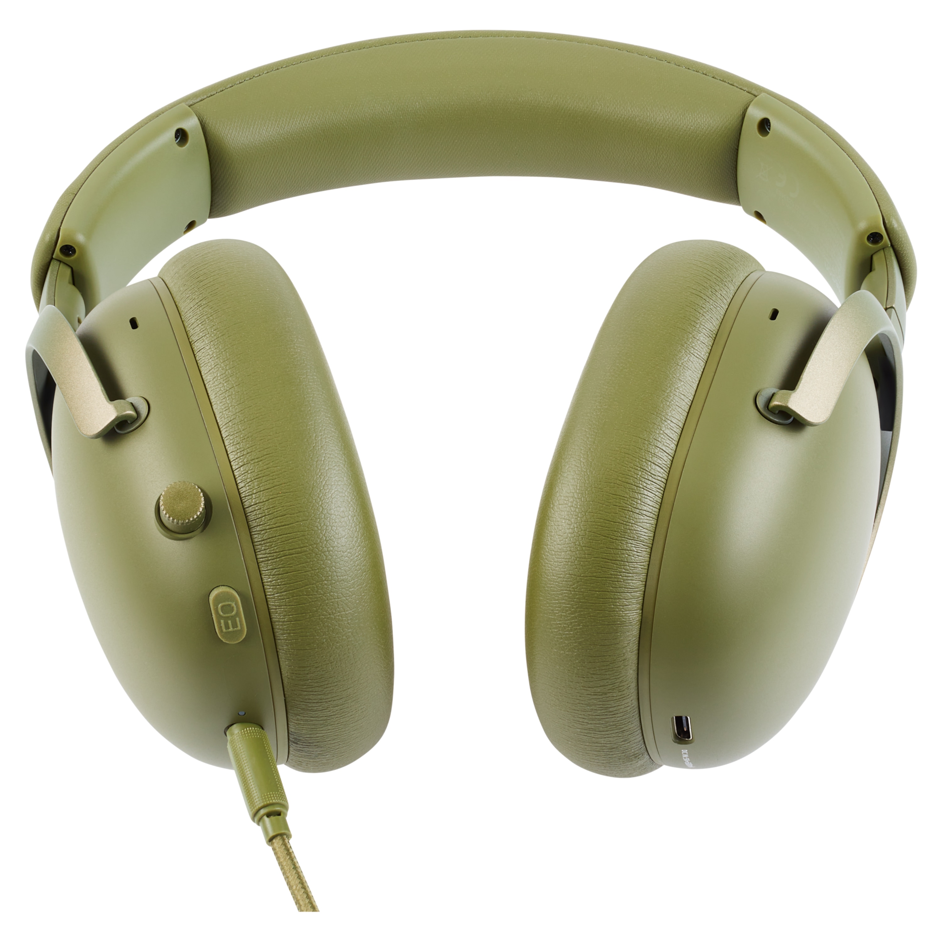 MEDION® Over Ear-Kopfhörer MEDION LIFE HX-1 Pure grün , bis zu 100 Stunden Akkulaufzeit, 3 EQ-Presets + 1 App-Preset, Bluetooth® 5.4 wireless technology, IPX4 Spritzwasserschutz