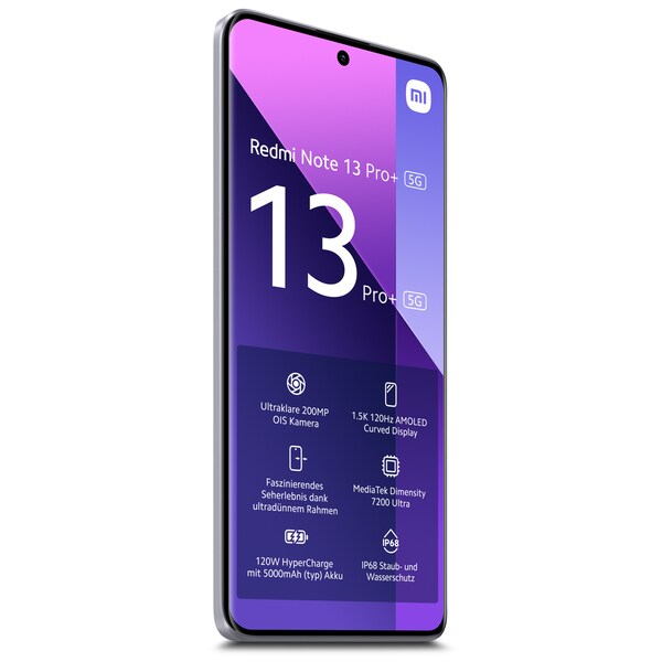 XIAOMI Redmi Note 13 Pro+, 5G, 512 GB, Aurora Purple