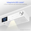MEDION® LIFE® P66750 DAB+ Premium Küchenradio, 6,1 cm (2,4'') TFT-Farbdisplay, DAB+/PLL-UKW Radio, Bluetooth® 5.0, LED-Beleuchtung, 2 x 3 W RMS