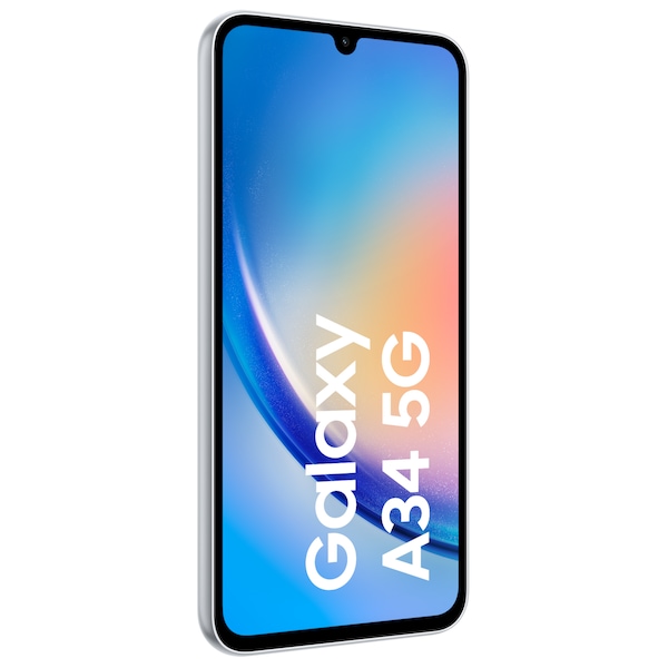 SAMSUNG Galaxy A34 5G 128 GB, Awesome Silver
