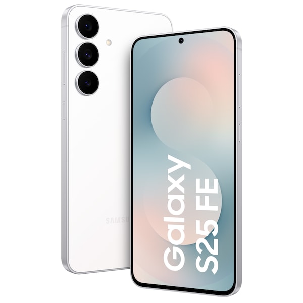 SAMSUNG Galaxy S25 FE, 128 GB, White (SM-S731B/DS)