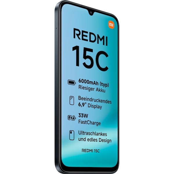 XIAOMI Redmi 15C 128 GB, Midnight black (25078RA3EE)