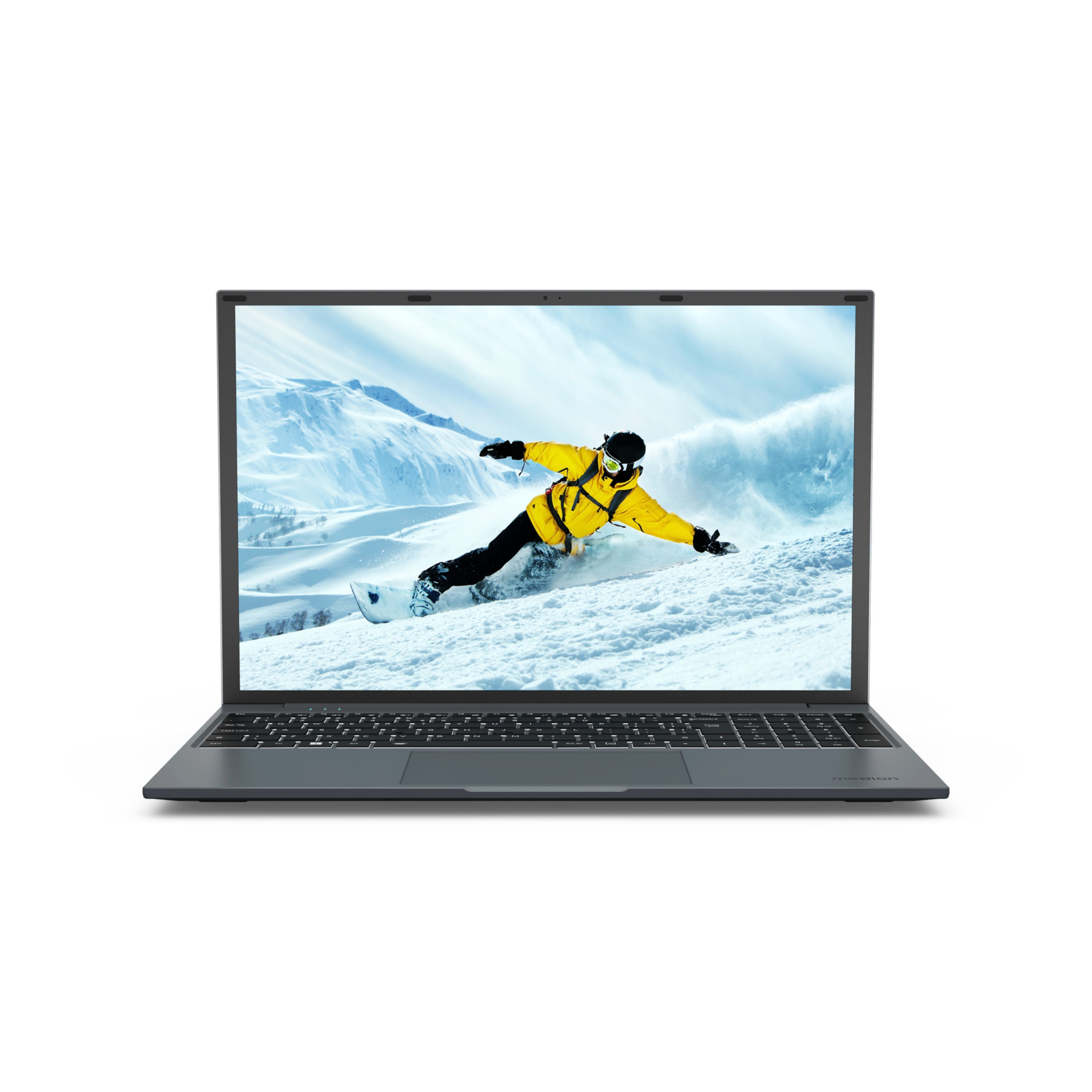 MEDION® E16433 Laptop, Intel® Core™ i3-1215U, Windows 11 Home, 40,6 cm (16,0'') FHD+ Display, Intel® UHD Grafik, 512 GB SSD, 8 GB RAM