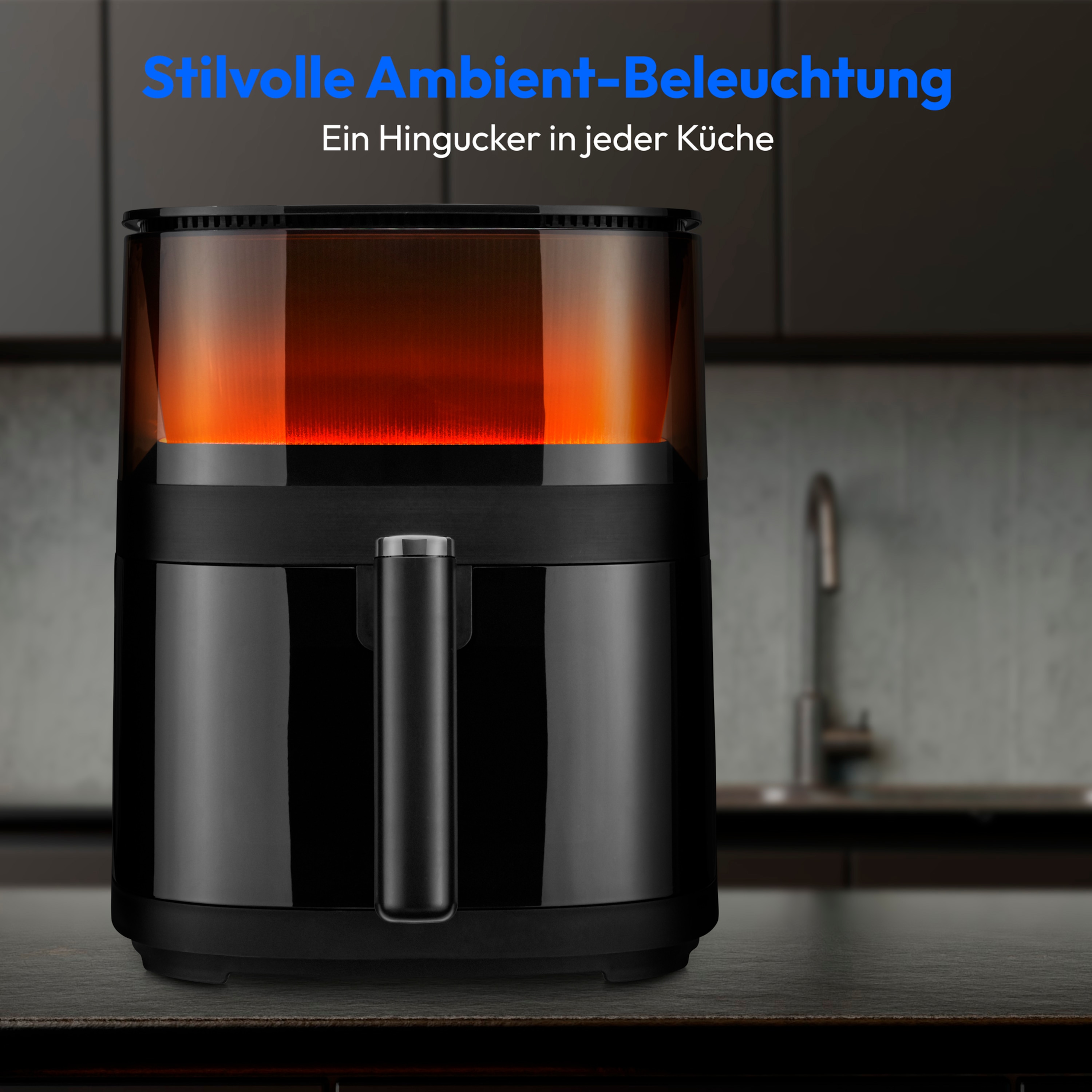 MEDION® LIFE® X10 XL Heißluftfritteuse MD 11780, 100 Rezepte in der Life+ App, innovative Wassersprayfunktion, 10 Automatikprogramme, ca. 5 L Korbvolumen, Temperatur einstellbar bis 230 °C