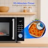 MEDION® LIFE® 3-in-1 Mikrowelle MD 12231, 900 W Leistung, Grill- und Heißluftfunktion, 25 L kompakt, 10 Leistungsstufen, Auftaufunktion, Timerfunktion