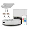 MEDION® Saugroboter mit Absaugstation X22 SW+ grau, Wischfunktion, Lasernavigation, 5.000 Pa Saugkraft, No Go & Go Bereiche, präzise Kartenerstellung, mehrere Etagen, App-Steuerung