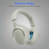 MEDION® Over Ear-Kopfhörer LIFE HX-1 Plus monochrom, bis zu 100 Stunden Akkulaufzeit, 5 EQ-Presets + 1 App-Preset, Feed Forward Noise Cancelling, Bluetooth® 6.0 wireless technology, IPX4 Spritzwasserschutz