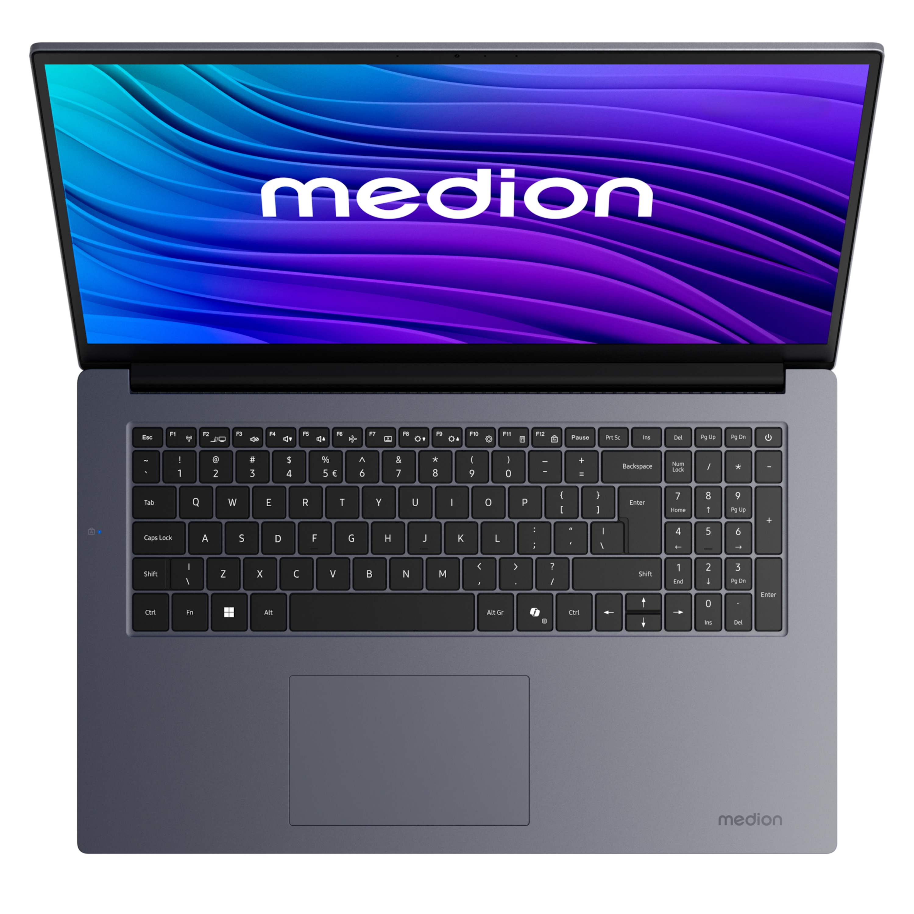 MEDION® Avantum 17 E1i Laptop, Intel® Core™ i5-13420H, Windows 11 Home, 43,9 cm (17,3") FHD Display, 1 TB SSD, 32 GB RAM, KEIN NETZTEIL
