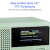 MEDION® LIFE® S66822 Tragbares DAB+ Radio, Farb-TFT Display 3,73 cm (1,47''), DAB+/UKW-Radio (je 40 Senderspeicher), Bluetooth® 5.3, integrierter Akku, extra kompakt, 2 W RMS