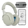 MEDION® Over Ear-Kopfhörer LIFE HX-1 Plus monochrom, bis zu 100 Stunden Akkulaufzeit, 5 EQ-Presets + 1 App-Preset, Feed Forward Noise Cancelling, Bluetooth® 6.0 wireless technology, IPX4 Spritzwasserschutz