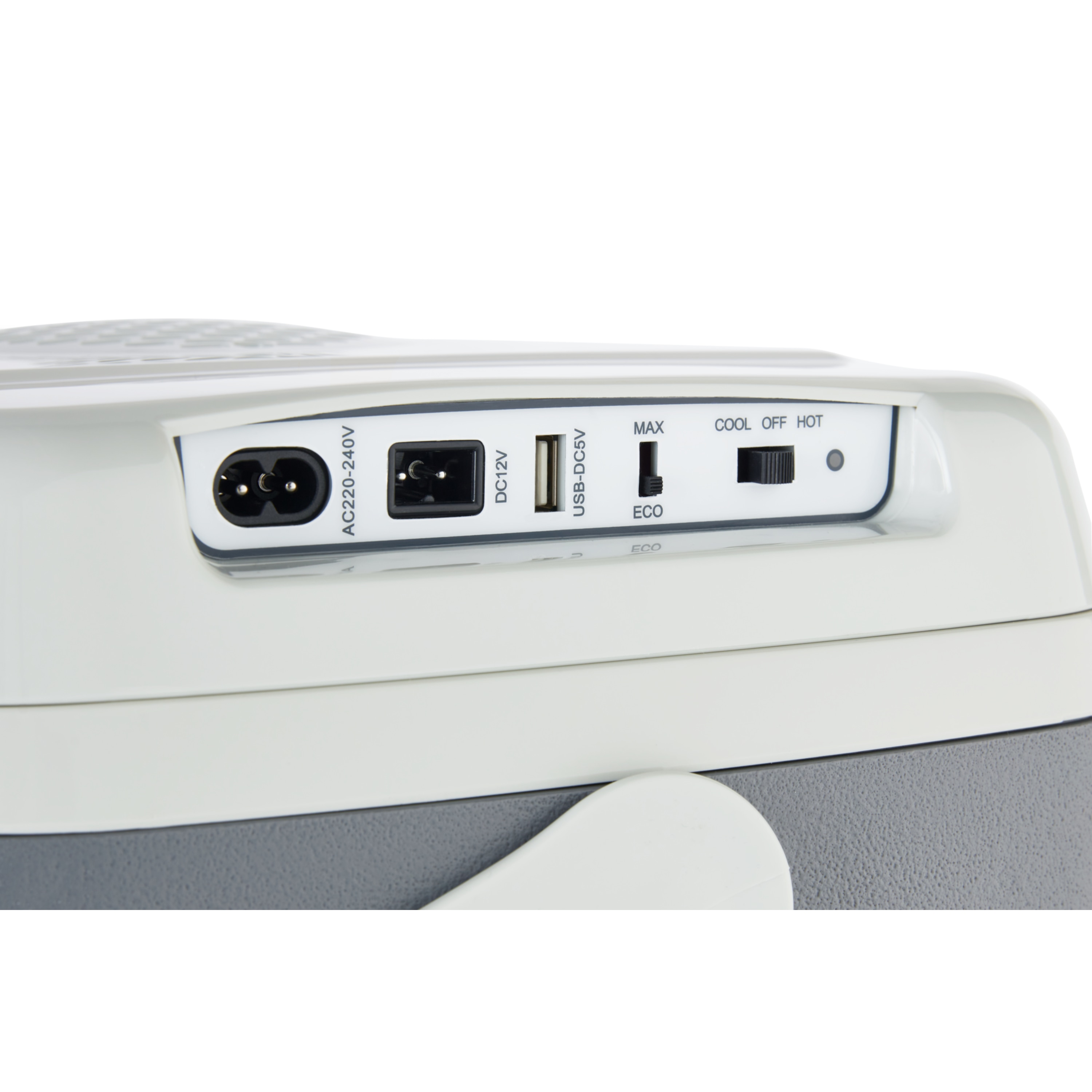 MEDION® LIFE® Thermoelektrische Kühlbox MD 10735, Kühl- und Warmhaltefunktion, 25 L Kapazität, 12V-, 230V- und USB-Anschlüsse zur Stromversorgung