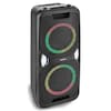 MEDION® LIFE® PE-1 Pure Partylautsprecher, PLL-UKW Radio, Bluetooth® 5.4, satter Sound, verschiedene Lichteffekte, X-Bass Bassanhebung, inkl. Mikrofon, 2 x 25 W RMS Ausgangsleistung