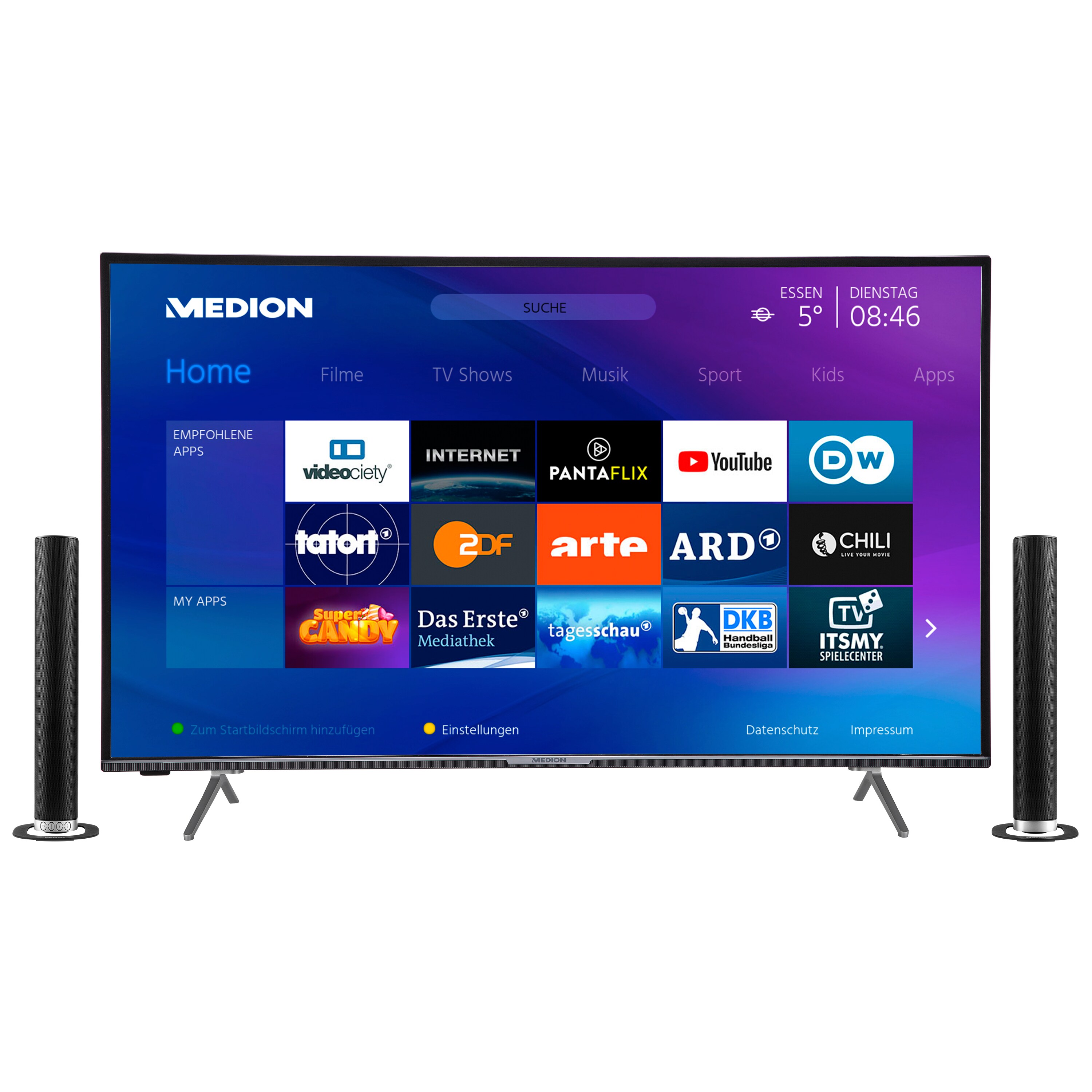 medion tv soundbar p61202