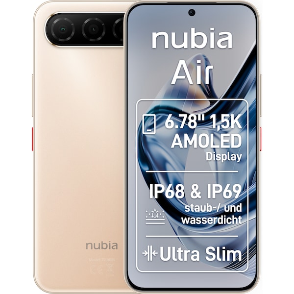 NUBIA Air 256 GB, Titanium Desert (Z2468N)