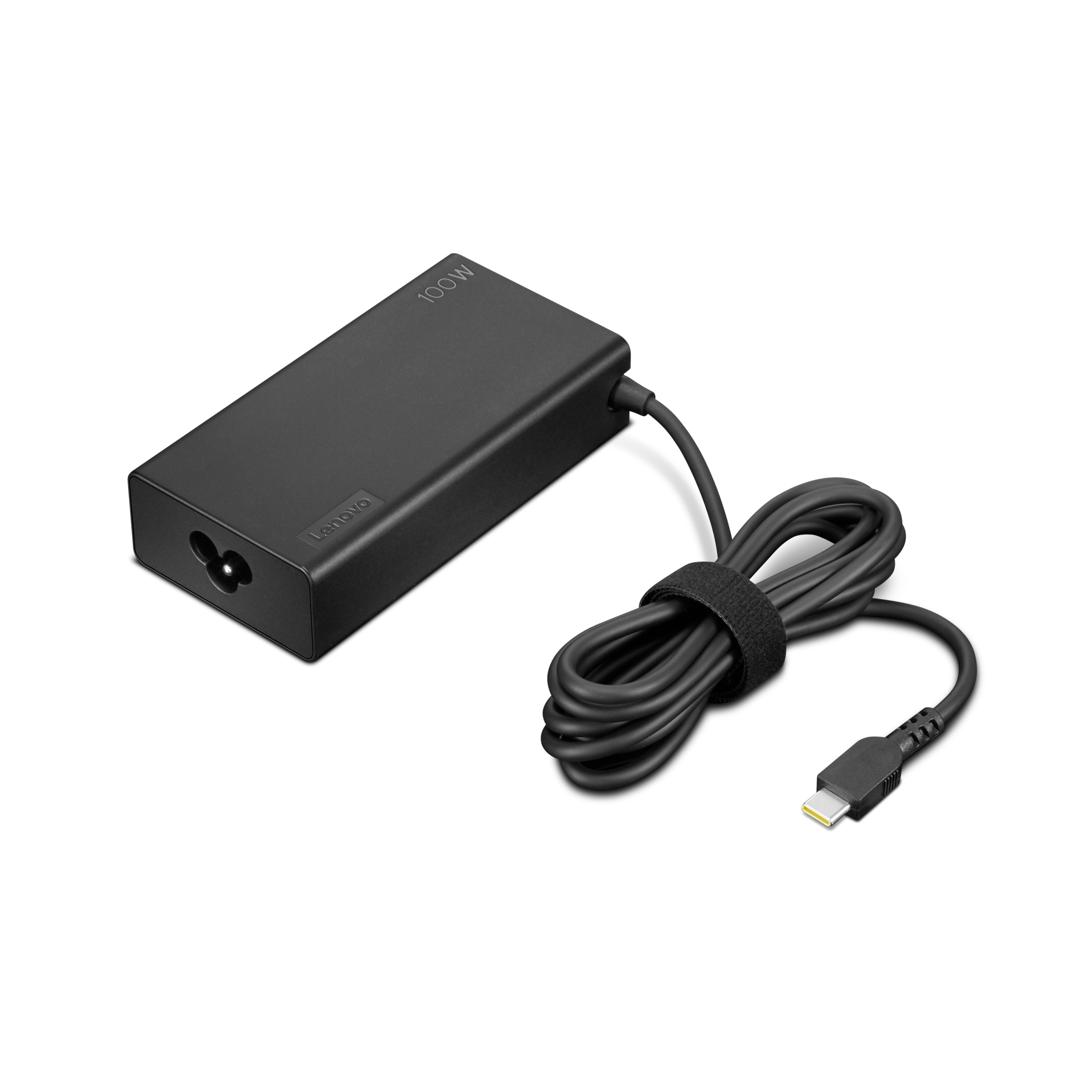 LENOVO Lenovo 100-Watt-USB-C-Netzteil, C5-Netzkabel (1 m), Gleichstromkabel (Flachstecker, 1,8 m)