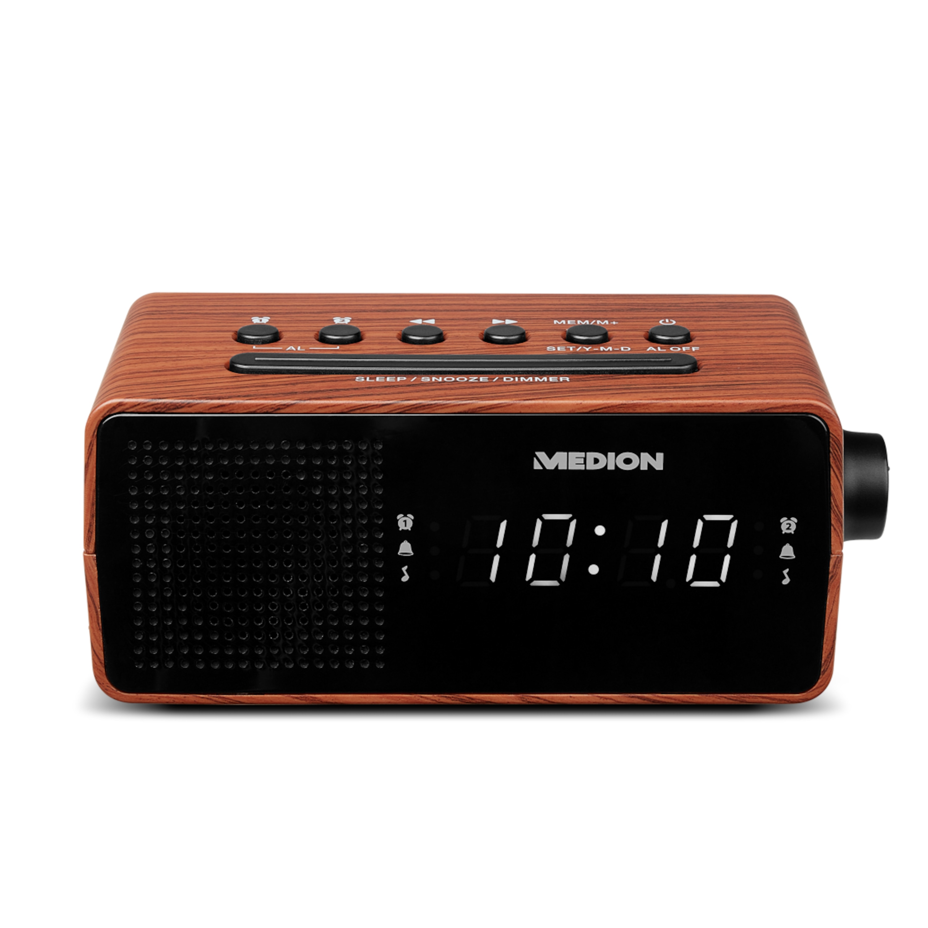 MEDION® LIFE® E66395 Projektions Uhrenradio, Projektion der Uhrzeit auf