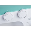 MEDION® LIFE® Freiarm-Nähmaschine SM60 (MD10689), einstellbare Stichlänge und Stichbreite, automatischer Einfädler, 60 verschiedene Stichmuster, integriertes Zubehörfach, 60 Watt Motorleistung