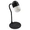 MEDION® LIFE® E87025 3 in1 LED-Tischleuchte (Lampe, Bluetooth®-Laustprecher, Qi-Ladegerät), flexibler Schwanenhals, Bluetooth® 5.1, 3 versch. Farbtemperaturen, 2,8 W RMS