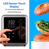 MEDION® MEDION LIFE Toaster MD12102, 2 Toastschlitze für zwei Toastscheiben, LED Sensor-Touch-Display für präzise Steuerung, 7 Bräunungsstufen und 5 Automatikprogramme