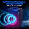MEDION® LIFE® S61991 Partylautsprecher, tragbares Bluetooth®-Soundsystem. Bluetooth® 5.3 für kabellose Musikübertragung, verschiedene Lichteffekte, integrierter Akku, TWS-Funktion, 50 W RMS