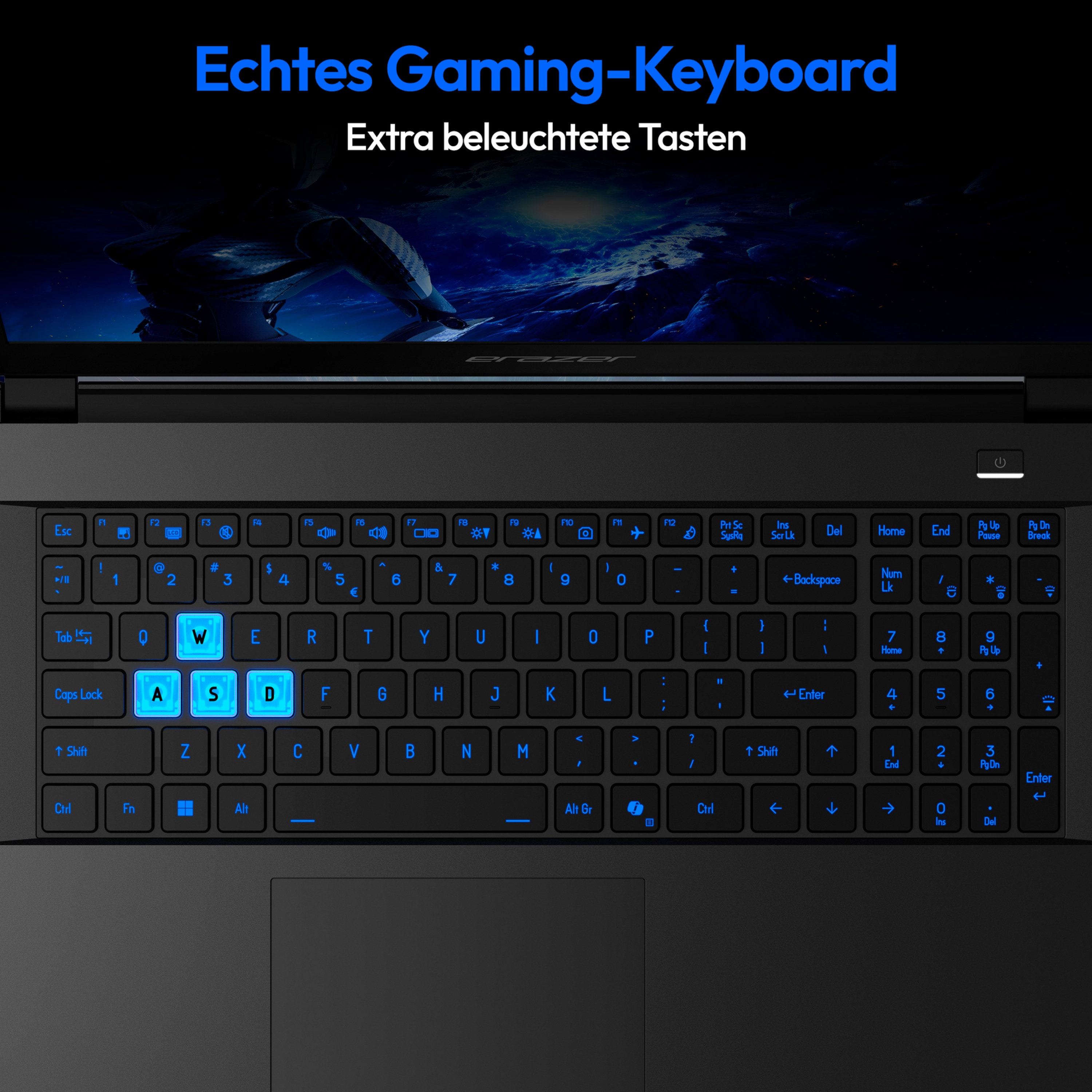 MEDION® ERAZER Scout 15 E1 Core Gaming Laptop, Intel® Core™ i5 13420H, Windows 11 Home 39,6 cm (15,6") FHD Display mit 144 Hz, NVIDIA® GeForce RTX™ 5050, 1 TB SSD, 16 GB RAM