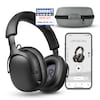 MEDION® Over Ear-Kopfhörer LIFE HX-1 Pro anthrazit, bis zu 190 Stunden Akkulaufzeit, Hybrid Active Noise Cancelling, 7 EQ-Presets + 1 App-Preset, Bluetooth® 6.0 wireless technology, IPX4 Spritzwasserschutz