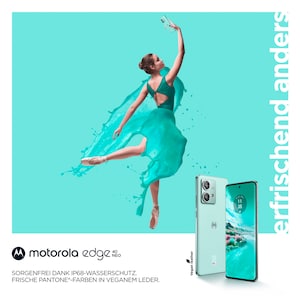 MOTOROLA edge 40 Neo, 256 GB, Soothing Sea