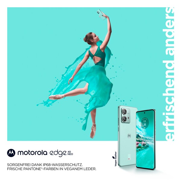 MOTOROLA edge 40 Neo, 256 GB, Soothing Sea