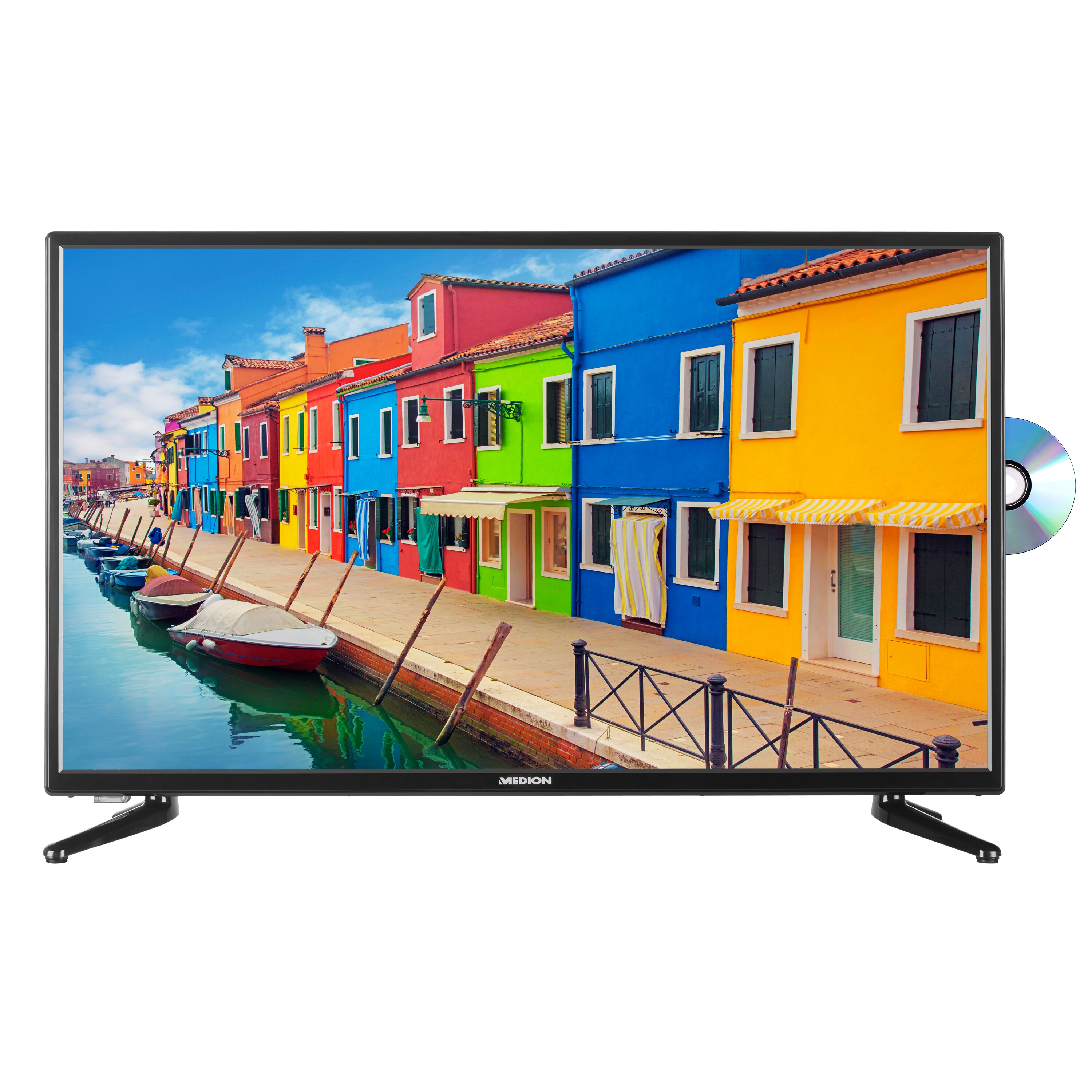 Medion E13200 Fernseher 80cm 31 5 Zoll Hd Led Tv Dvb T2 Triple Tuner Dvd Ci A Ebay
